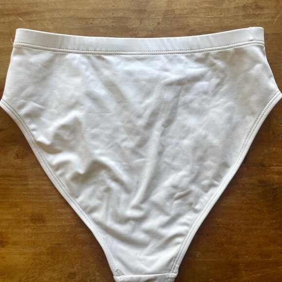 Nu Swim Super-Hi Bottom Cool White (Bone?) Small - Picture 3 of 4